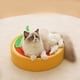 thumbnail image 3 of Rascador De Cama Con Forma Redonda De Sisal De Frutas, 3 of 6