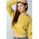 thumbnail image 1 of Poleron Crop Mujer Amarillo Con Capucha Talla L, 1 of 2