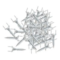 Magideal - 50 Piezas De Tornillo De Doble Cabeza, Clavos Especiales Autorroscantes, Instalación De Materiales De Construcción Para El Hogar, Línea De De , 2.5 Mm 25 Mm