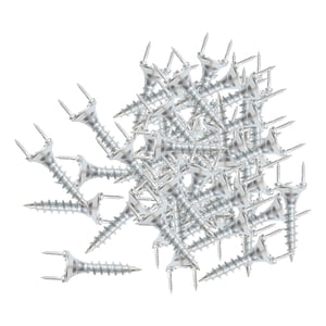 Magideal - 50 Piezas De Tornillo De Doble Cabeza, Clavos Especiales Autorroscantes, Instalación De Materiales De Construcción Para El Hogar, Línea De De , 2.5 Mm 25 Mm