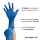 thumbnail image 2 of Guantes desechables de látex Microflex SafeGrip SG-375 XL Azul, 2 of 4