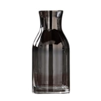 Crusec - Florero Jarron Decorativo De Vidrio Clasico Transparente