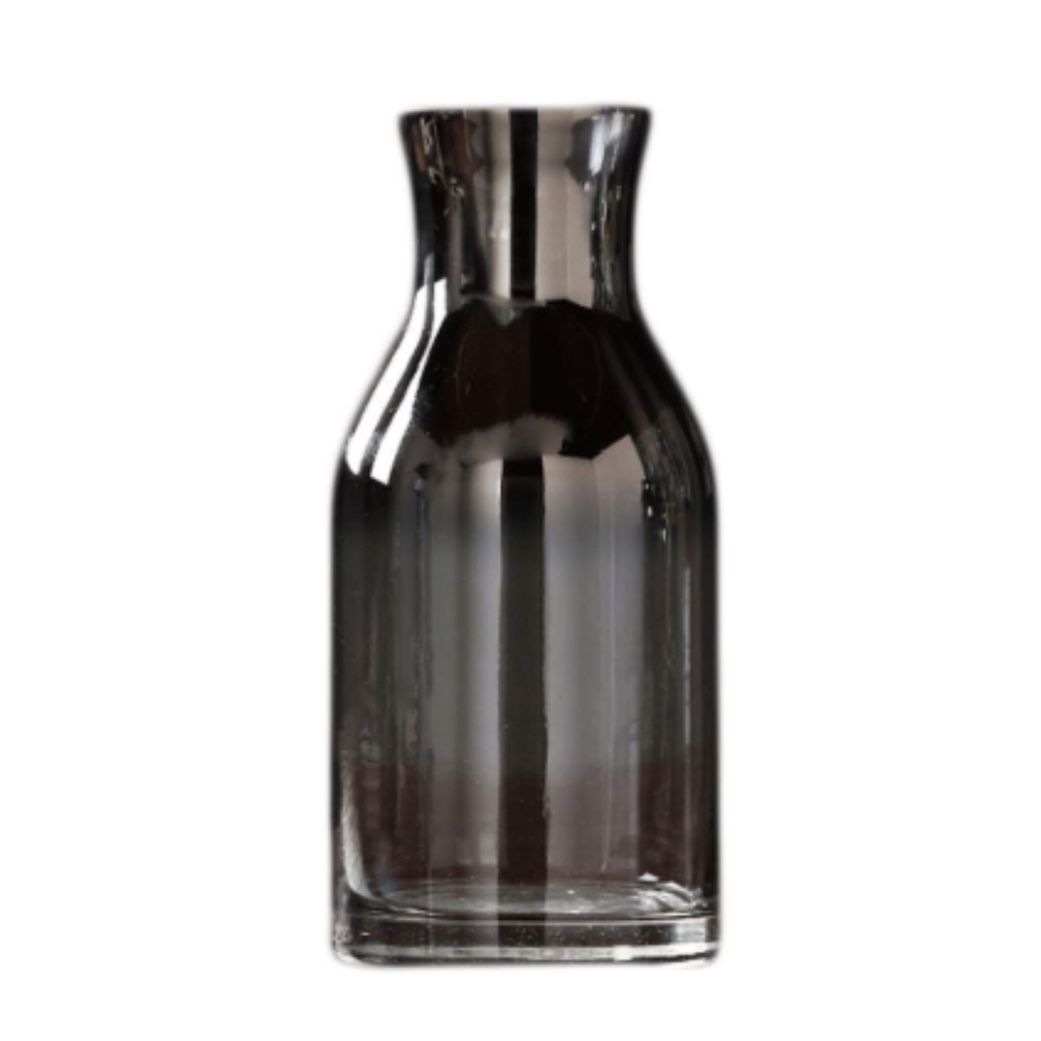 Crusec - Florero Jarron Decorativo De Vidrio Clasico Transparente