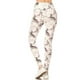 thumbnail image 4 of Saronite Leggings de Yoga de Punto Elástico Suave con Forro y Estampado Floral, Talla Única (para Mujer), 4 of 4