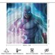 thumbnail image 2 of Space Ghost-theme 4-Piece Shower Curtain Set with Rugs, Waterproof Bathroom Decor Set Includes Bath Mat, U-Shaped Rug, Toilet Lid Cover and Curtain with Hooks, 2 of 6