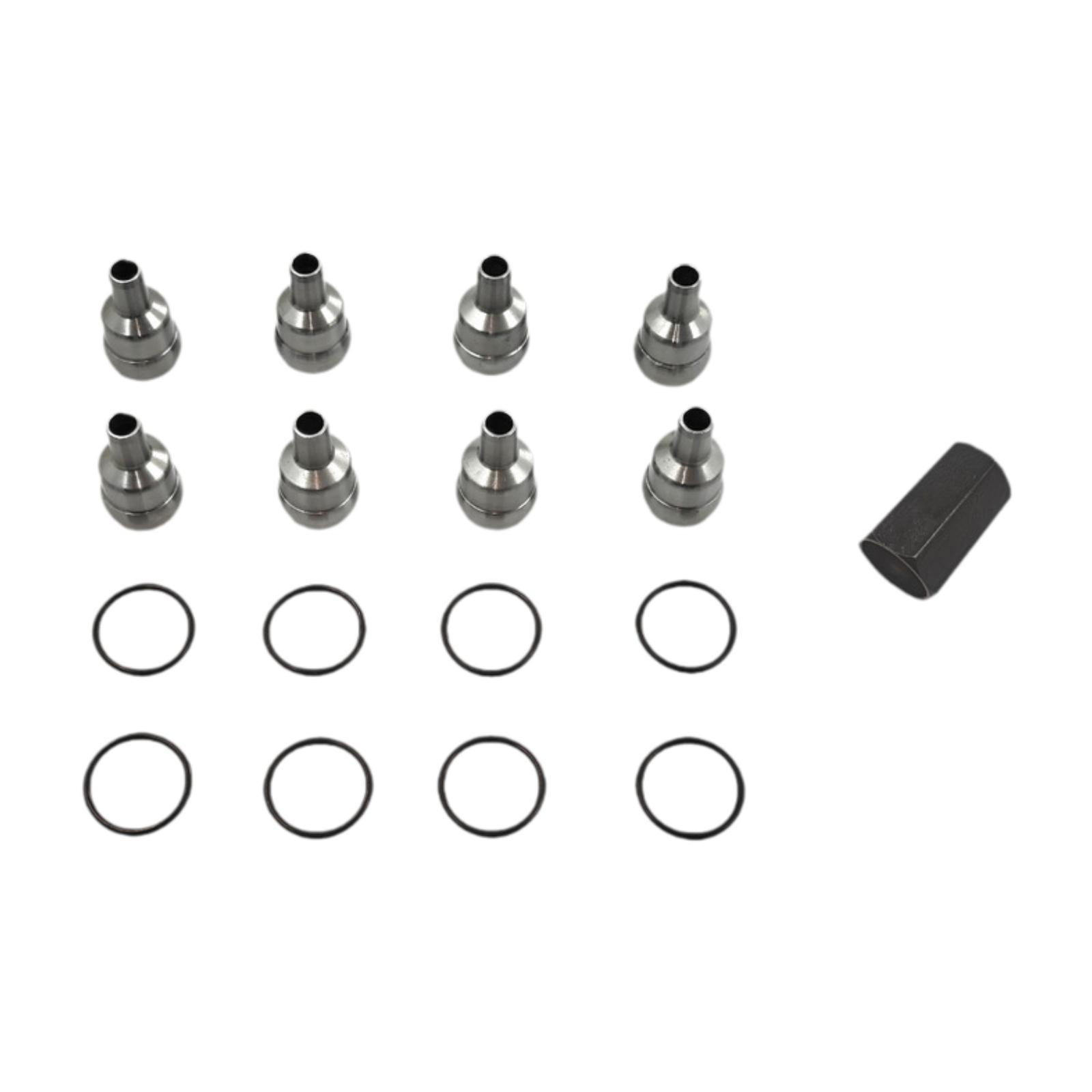 Magideal - Reparación De Bolas De Riel De Aceite De Alta Presión, Instalación Sencilla Con Reemplazo De Junta Tórica Para Motores Diésel Para 2003-2010 6.0L