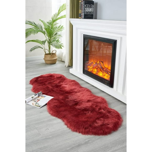 Alfombra De Felpa Pelo Largo 60X140