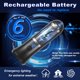 thumbnail image 4 of Luces de emergencia ROSSEX 4 en 1, LED recargables, negras, 6 unidades, 4 of 6