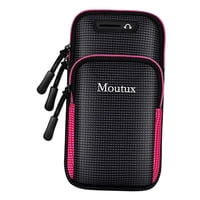 Magideal - Brazalete Soporte Para Teléfono Para Hombres Mujeres Funda Para Universal A Prueba De Agua Con Orificio Para Auriculares Brazalete Para Teléfono , Rosado