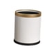thumbnail image 1 of Bote De Basura Con Tapa Abierta, Cubo De Basura Simple Para Sala De Estar, Casa, Granja, Blanco Puro, 1 of 5