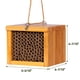 thumbnail image 4 of Casa para abejas solitarias POLLIBEE con recubrimiento de cera, hotel de madera para abejas, 4 of 9