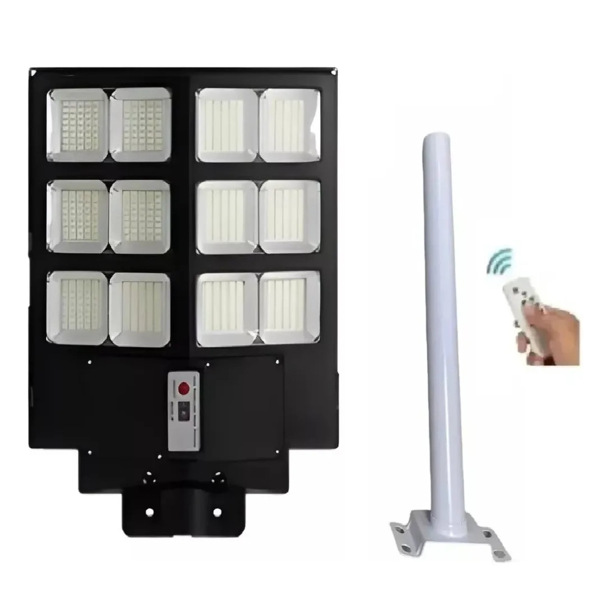 Eoland - Foco Led Solar 600w Poste Exterior Focos Solares Potentes