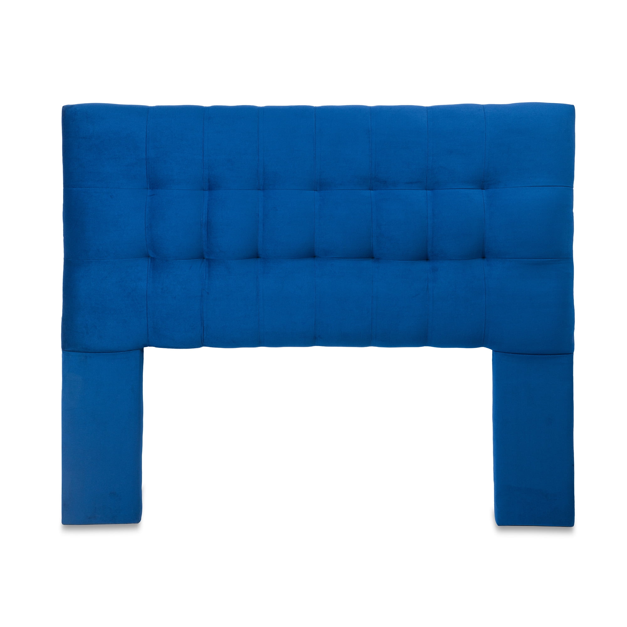 Espumaquel - Respaldo King Felpa Azul Marino Cp Alice