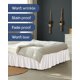 thumbnail image 5 of Falda de Cama CGK Unlimited Full 30 cm Blanco Antiguo, 5 of 9