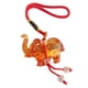 thumbnail image 1 of Colgante con colgante Feng Shui importado en forma de elefante Liuli naranja, 1 of 2