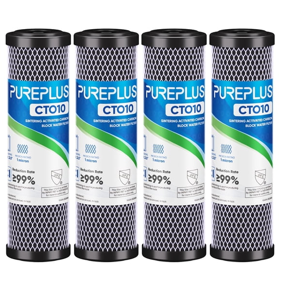 Cartucho de filtro de agua PUREPLUS 1 micrón 2,5 x 10 para toda la casa
