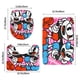 thumbnail image 3 of Cuphead Juego de 3 alfombras de baño de coral fleece: tapete de baño + alfombra de inodoro en forma de U + funda de tapa de inodoro en forma de O, 3 of 6