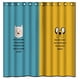 thumbnail image 1 of Cortina de ducha de Hora de Aventuras 3, juego de cortinas de baño con ganchos, tamaño 66 x 72 pulgadas, 1 of 3