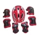 thumbnail image 2 of Juego De 7 Cascos De Bicicleta Para Ni?os, Protección Para Patines Y Longboard, Color Rojo, 2 of 5