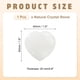 thumbnail image 2 of Uxcell Piedra de Cristal Natural en Forma de Corazón, Gema de Amor Pulida de 1.6 Pulgadas, Piedra de Cristal para Bolsillo Grabada para Regalos de Mujeres Meditación, Cuarzo Claro, 2 of 6