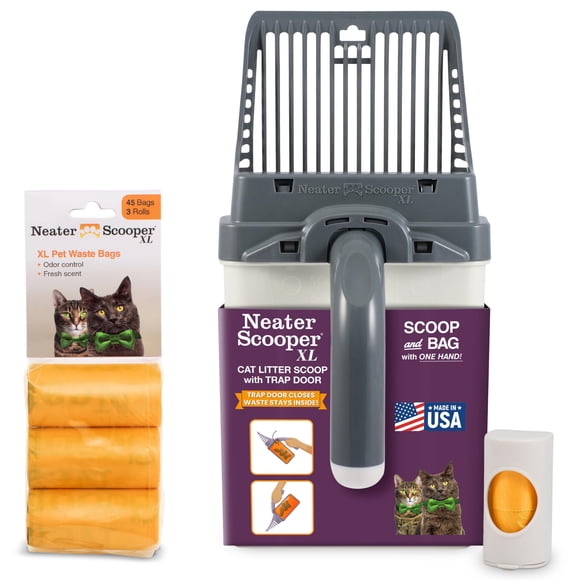 Recogedor de arena Neater Pet Brands XL con 60 bolsas