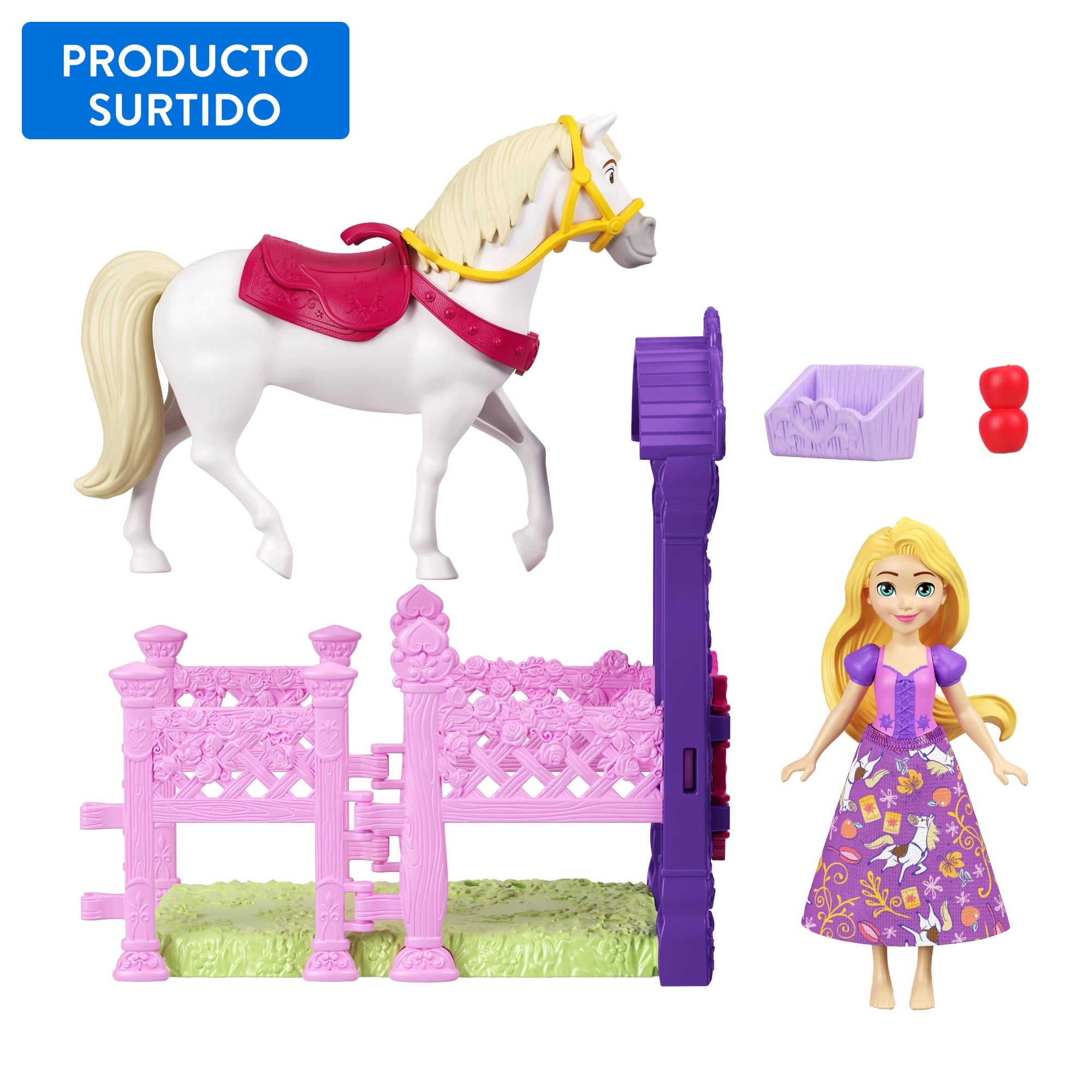 Set De Juego Disney Princesa Princesas Con Establo Y Caballo Disney Princesas