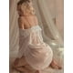 thumbnail image 2 of Chain See-through Chiffon Shirt Babydoll Dress, Sexy & Breathable Low Cut Chemises Nightdress, Women's Sexy Lingerie & Underwear, 2 of 3