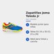 thumbnail image 3 of Zapatilla Joma Toledo Junior Niño Azul Amarillo Fútbol Sala Indoor Talla 26 CL, 3 of 5