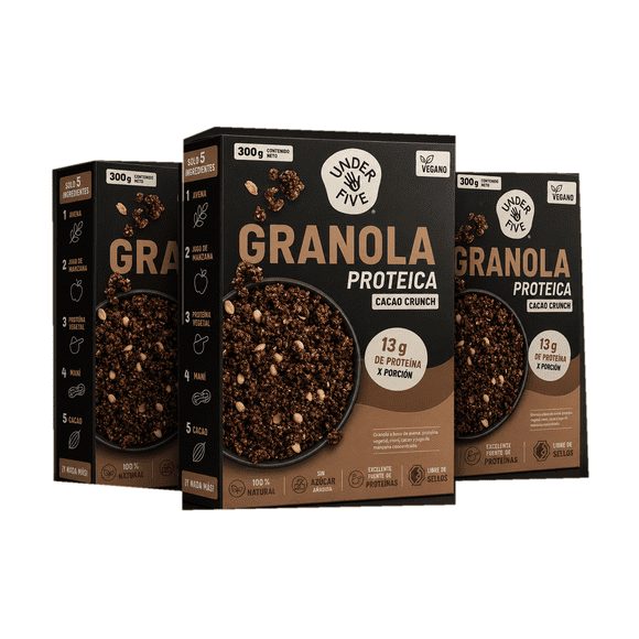 Underfive Pack Granola Choco Maní X3
