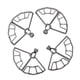 thumbnail image 3 of Juego De Tren De Aterrizaje Protector De Hélices ABS Para DJI Mavic Air 2 / AIR 2S, 3 of 5