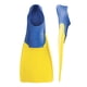 thumbnail image 1 of Aletas de natación FINIS Long Floating Azul/Amarillo Talla XS, 1 of 7
