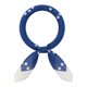 thumbnail image 1 of INSPIRE CHIC Bufanda de Patrón Redondo para Mujer, Pañuelo Cuadrado Ligero de Chifón Estilo Fresco 22.8x22.8"(LxW) Azul Marino, 1 of 6