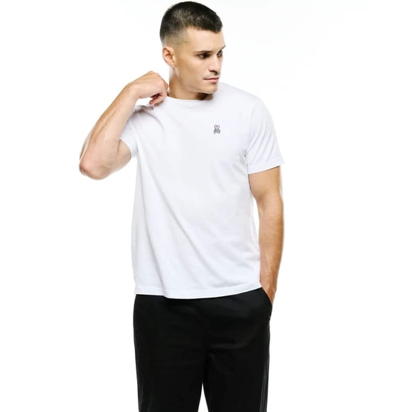 Camiseta Psycho Bunny B6U014CRPC 100 Blanco Hombre Talla L