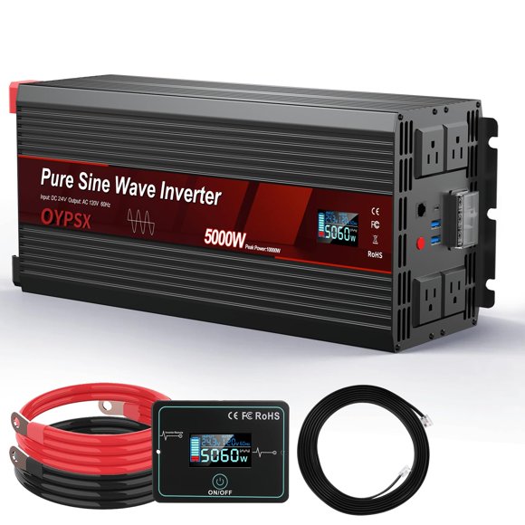 Inversor de potencia OYPSX 5000W 24V a 110V/120V CA