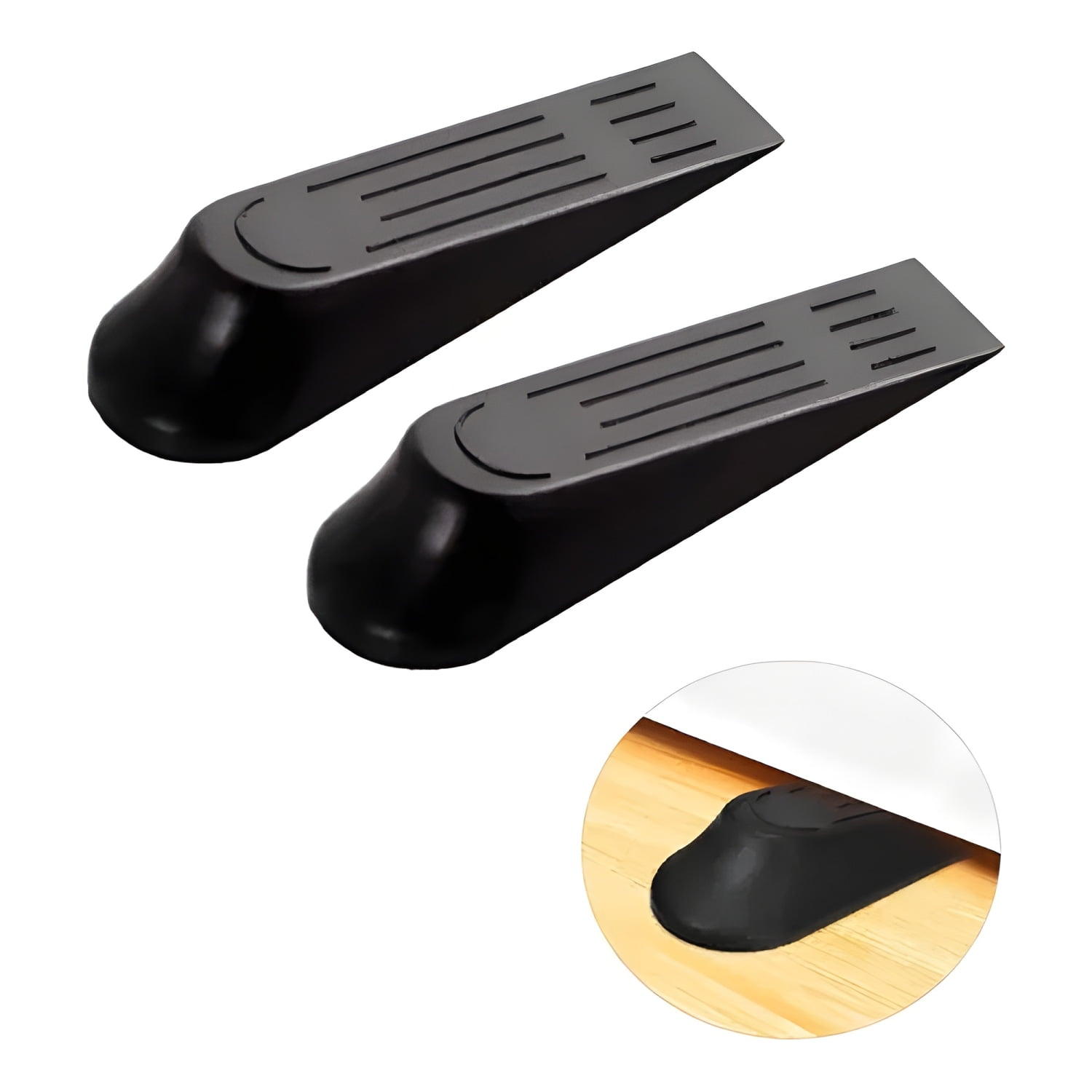 Genérico - Set 2 Cuñas Tope Para Puerta Blanco