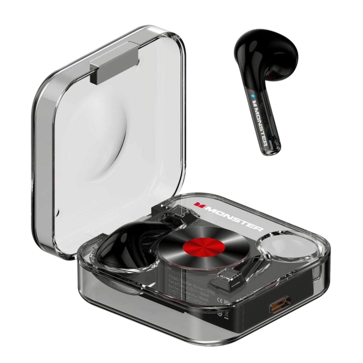 Audífonos Monster Xkt01 Bt Antisalpicaduras Negro - Ps