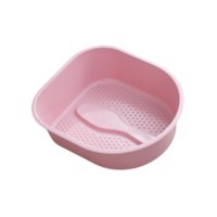 Magideal - Bañera Para Pies, Bañera Para Remojar Los Pies, Bañera De Masaje Portátil, Cómoda Bañera Para Pies, Cubo De Masaje Para Mujeres, Para Lavarse Los Pies Rosa