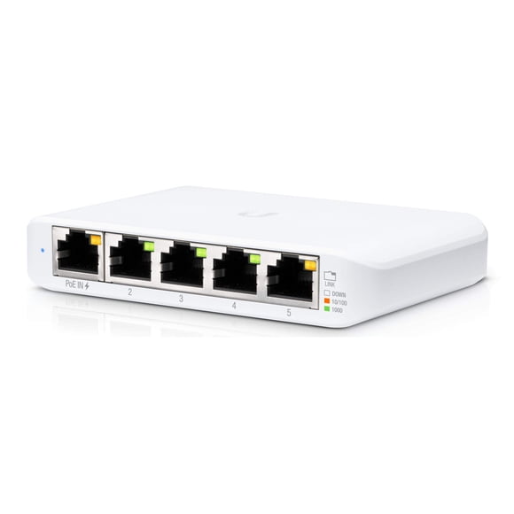 Switch Administrable Ubiquiti 5 puertos UniFi USW Flex Mini PoE blanco Talla única