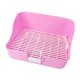 thumbnail image 2 of Caja De Arena Para Conejos, Orinal Interior Para Hurones, Chinchillas Y Hámsters, Color Rosa, 2 of 5
