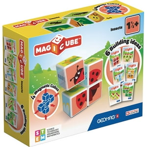 Geomag - Cubos Magneticos Magicube Insectos (4 Piezas)
