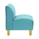 thumbnail image 3 of Poltrona Soft 1C Felpa 01 Turquesa, 3 of 4