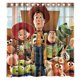 thumbnail image 1 of Cortina de ducha de Toy Story, juego de cortina de baño con ganchos, tamaño 66 x 72 pulgadas, 1 of 3