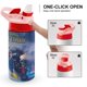 thumbnail image 4 of El expreso polarBotella de Agua con Tapa Pop Top de Un Toque, Acero Inoxidable, a Prueba de Fugas, para Deportes, Botella Infantil rosa 12 oz, 4 of 6