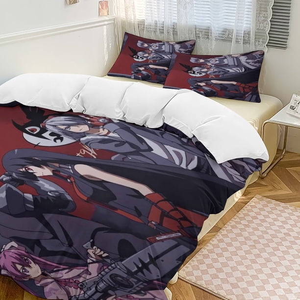 Akame Ga KILL Anime Home Bed 3-piece Set Classic Japanese Anime Polyester Wash Student Dormitory Set
