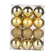 thumbnail image 2 of 24x Bolas De Navidad Decoración Del Hogar Adornos De Árbol De Navidad Para Fiesta Hogar Vacaciones Dorado, 2 of 5