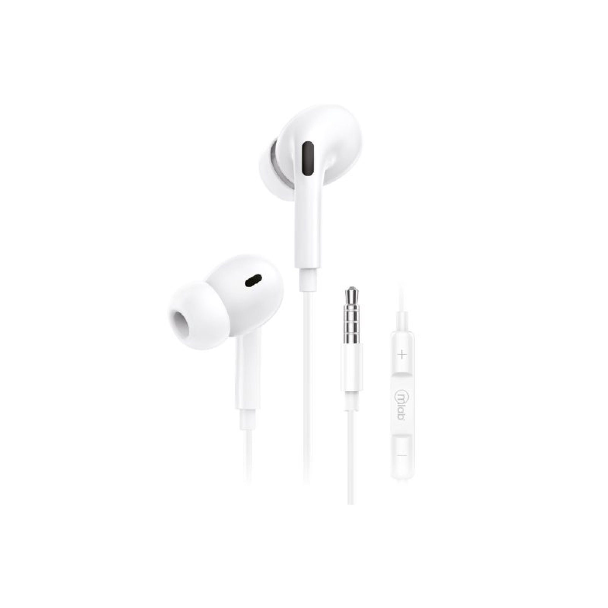 Mlab - Audífonos In Ear 8976 Manos Libres C/ Volumen 3.5 Mm