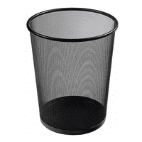 Genérico - Basurero Papelero Escritorio Homeoffice Papelera Oficina Negro