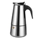 thumbnail image 2 of De Acero Inoxidable Olla Express Moka Estufa Cafetera Eléctrica Cafetera 2 Tazas, 2 of 3
