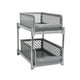 thumbnail image 2 of Organizador De Armario Extraíble Con Estante De Almacenamiento Multifuncional De 2 Capas Para Cocina, Color Gris, 2 of 5