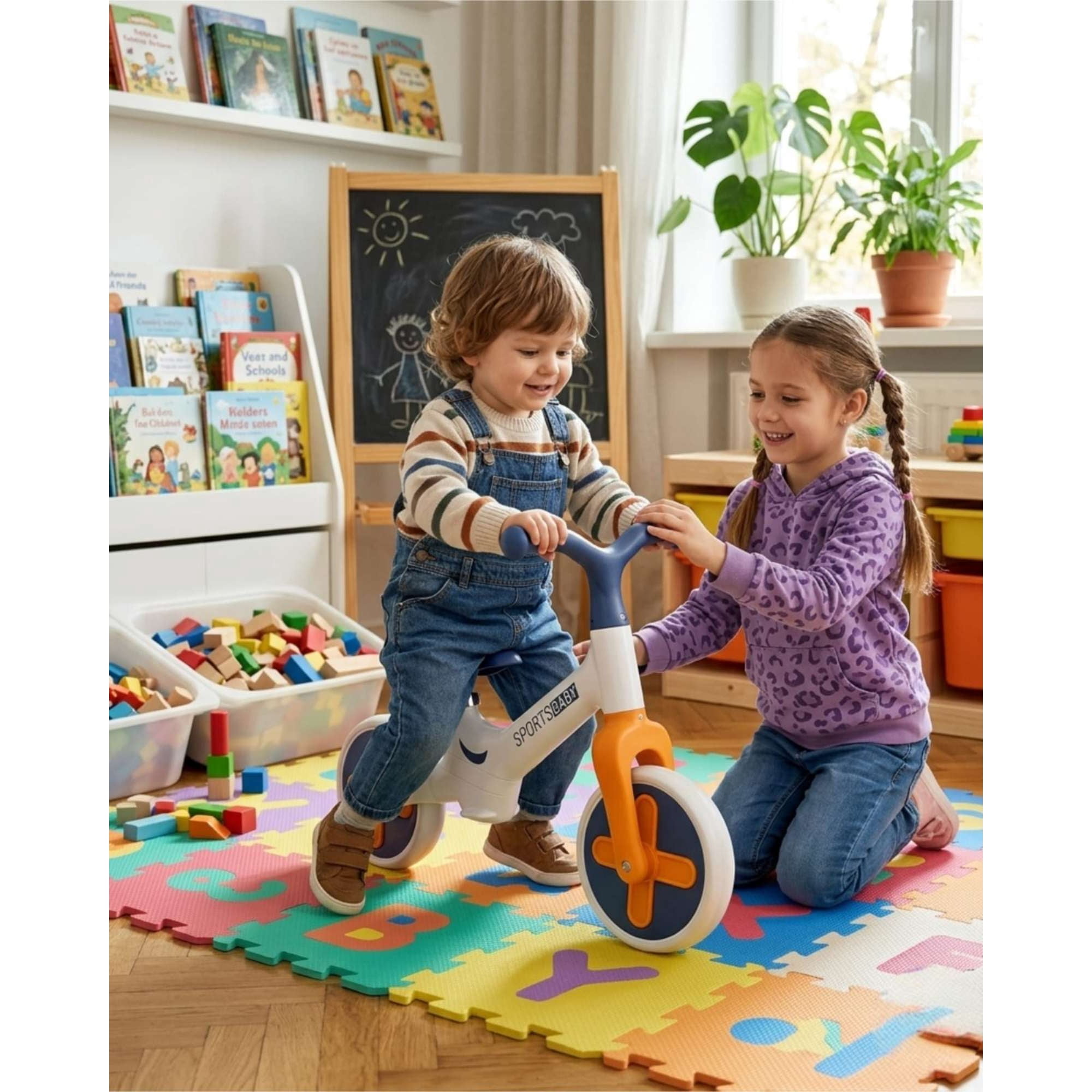 Myl Todo Hogar - Bicicleta De Equilibrio Infantil Sin Pedales Entrenamiento B2
